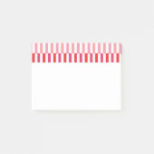 Crooked Candy Canes Post-it Klebezettel (Vorderseite)