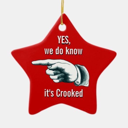 Crooked Christmas Tree Gift Ornament (Vorne)