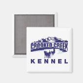 Crooked Creek Kennel Kühlschrankmagnet (Vorderseite/Rückseite)