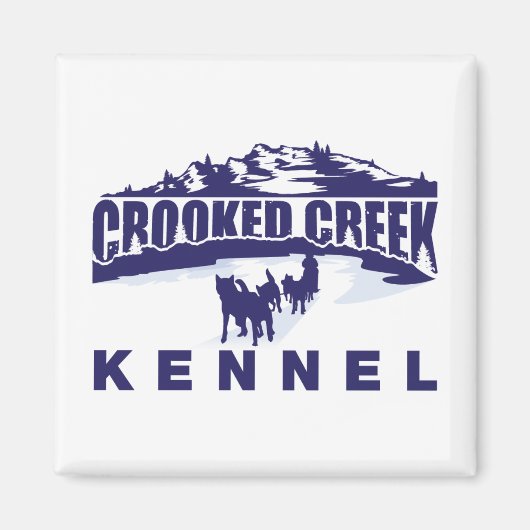 Crooked Creek Kennel Kühlschrankmagnet (Vorne)