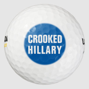 Crooked Hillary Elections 2016 Golfball