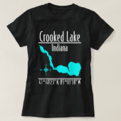 Crooked Lake - Indiana T-Shirt (Design vorne)
