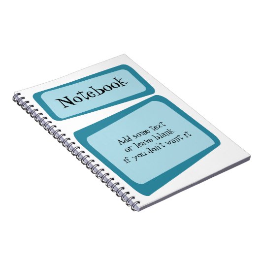 Crooked-Quadrate-Notebook Notizblock (Rechte Seite)