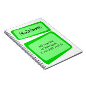 Crooked-Quadrate-Notebook Notizblock (Rechte Seite)