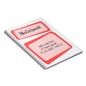 Crooked-Quadrate-Notebook Notizblock (Rechte Seite)