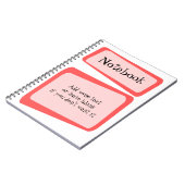 Crooked-Quadrate-Notebook Notizblock (Linke Seite)