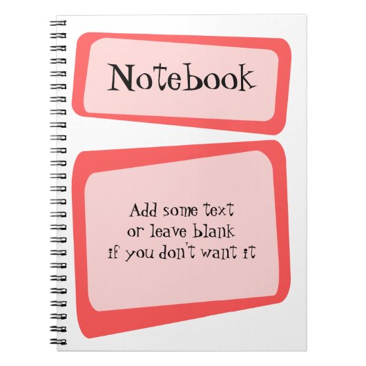 Crooked-Quadrate-Notebook Notizblock (Vorderseite)