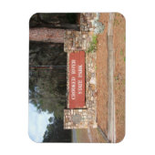 Crooked River Georgia Staat Park Eintritt Zeichen Magnet (Vertikal)