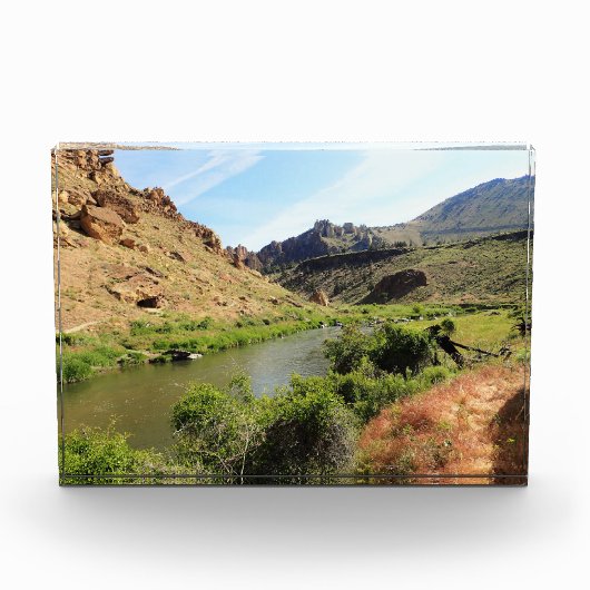 Crooked River, OR Fotoblock (Vorderseite)