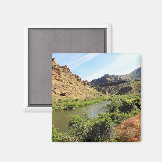 Crooked River, Oregon Magnet (Vorderseite/Rückseite)