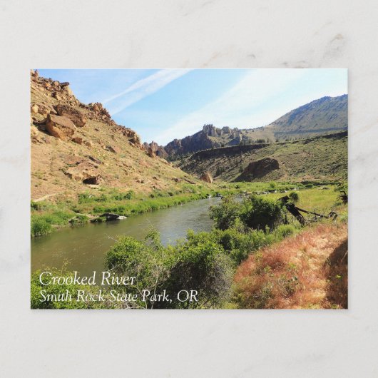 Crooked River, Oregon Postkarte (Vorderseite)