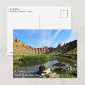 Crooked River, Oregon Postkarte (Vorne/Hinten)