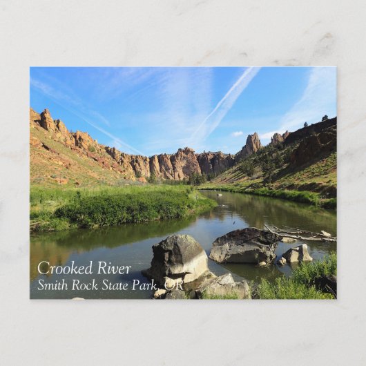 Crooked River, Oregon Postkarte (Vorderseite)