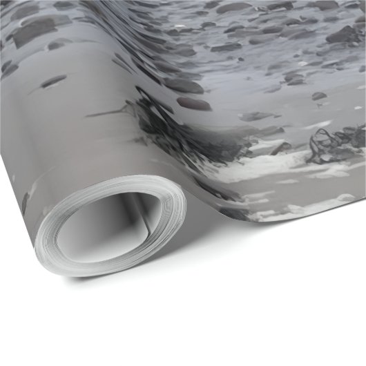 crooklets beach  geschenkpapier (Rolleneckpunkt)