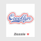 Crooklyn, NYC Aufkleber (Blatt)