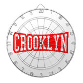 CROOKLYN, NYC DARTSCHEIBE (vorne)