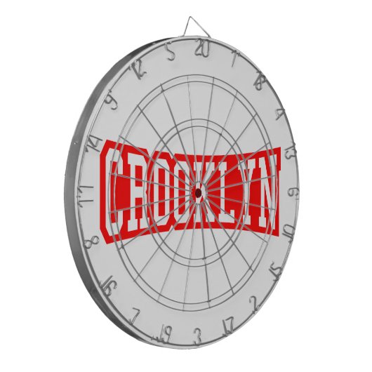 CROOKLYN, NYC DARTSCHEIBE (Vorderseite Links)