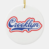 Crooklyn, NYC Keramik Ornament (Vorne)