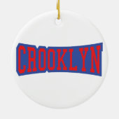 CROOKLYN, NYC KERAMIK ORNAMENT (Hinten)