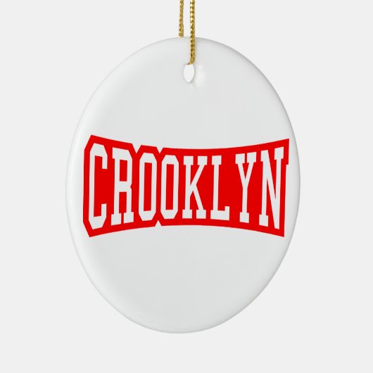 CROOKLYN, NYC KERAMIKORNAMENT (Rechts)