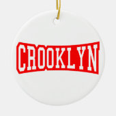 CROOKLYN, NYC KERAMIKORNAMENT (Vorne)