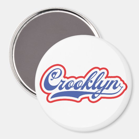 Crooklyn, NYC Magnet (Vorderseite/Rückseite)
