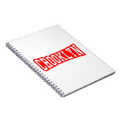 CROOKLYN, NYC NOTIZBLOCK (Rechte Seite)