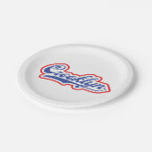 Crooklyn, NYC Pappteller (Schrägansicht)