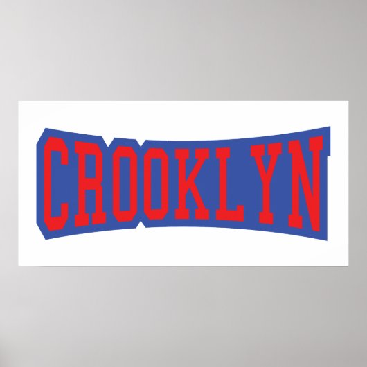 CROOKLYN, NYC POSTER (Vorne)