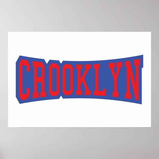CROOKLYN, NYC POSTER (Vorne)