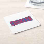 CROOKLYN, NYC RECHTECKIGER PAPPUNTERSETZER (angewinkelt)