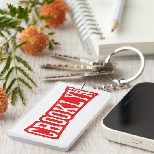 CROOKLYN, NYC SCHLÜSSELANHÄNGER (Vorderseite rechts)