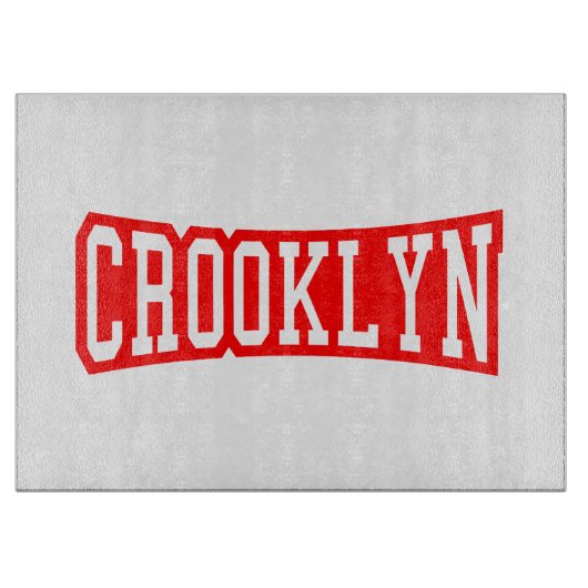 CROOKLYN, NYC SCHNEIDEBRETT (Vorderseite)
