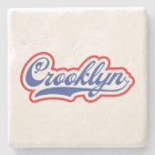 Crooklyn, NYC Steinuntersetzer (Vorderseite)