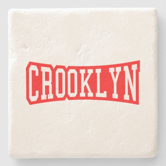 CROOKLYN, NYC STEINUNTERSETZER (Vorderseite)