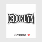 CROOKLYN, NYC STICKER (Blatt)
