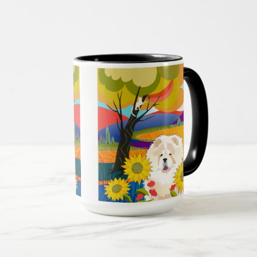 CROP-Chow-Klassische Tasse wählen Farbe (VorderseiteRechts)