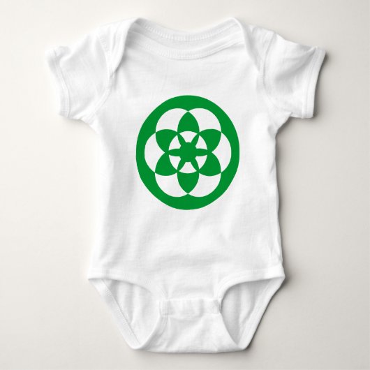 Crop Circle 01 Baby Strampler (Vorderseite)