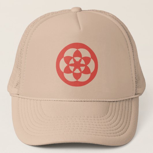 Crop Circle 01 Truckerkappe (Vorderseite)