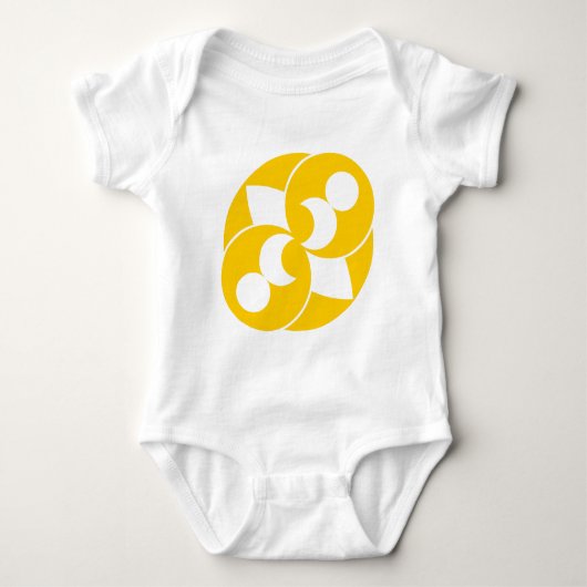 Crop Circle 03 Baby Strampler (Vorderseite)