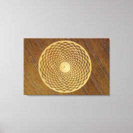Crop Circle-36"x24"Gallery Leinwand