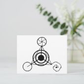 Crop Circle 7 Postkarte (Stehend Vorderseite)