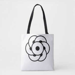 Crop Circle Blume - Geometrische kosmische Kunst Tasche