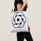 Crop Circle Blume - Geometrische kosmische Kunst Tasche (Von Nahem)