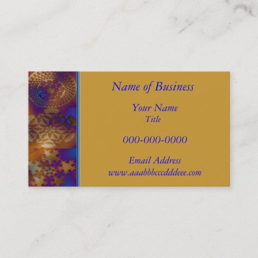 Crop Circle Business Card Visitenkarte (Vorderseite)
