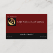 Crop Circle - Gold Circles-Logo Visitenkarte (Vorderseite)
