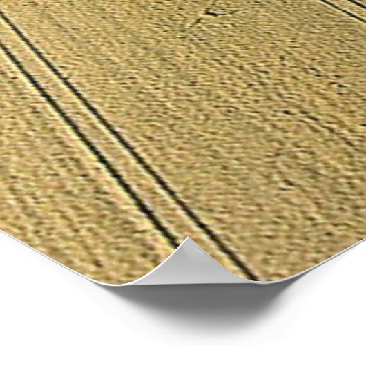 Crop Circle in Diessenhofen, Schweiz / Poster (Ecke)
