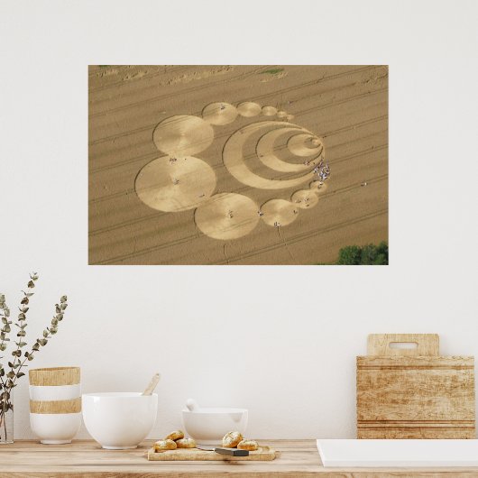 Crop Circle in Switzerland / Poster (Küche)