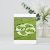 Crop Circle Julia Set Liddington Castle 1996 Postkarte (Stehend Vorderseite)