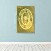 CROP CIRCLE LEINWAND DMT SPIRITUELLE GRAFFITI (Insitu (Holzboden))